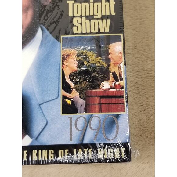 Johnny Carson VHS The Tonight Show 1990 New Sealed The King of Late Night Vtg - Picture 2 of 10